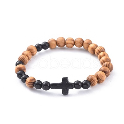 Stretch Bracelets BJEW-JB04620-1