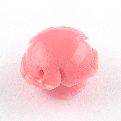 Dyed Synthetical Coral Beads CORA-R011-34J-1