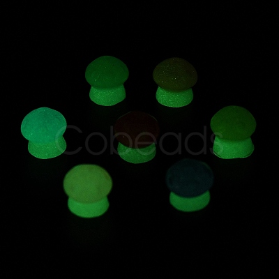 Luminous Resin Mushroom Ornament RESI-F045-08A-1