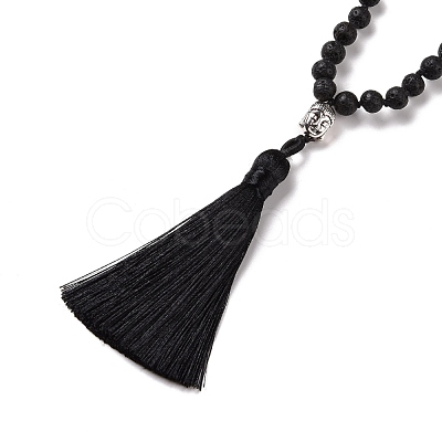 Tassel Pendant Necklaces NJEW-P191-A10-1