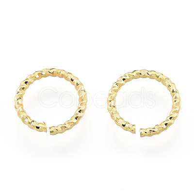 Brass Open Jump Rings KK-N259-56B-1