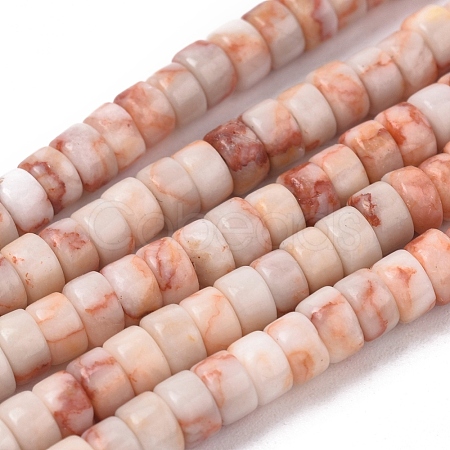 Synthetic Red Netstone Beads Strands G-F631-A32-1