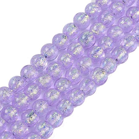 Handmade Foil Lampwork Beads Strands FOIL-K003-06A-01-1