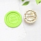 Golden Tone Wax Seal Brass Stamp Heads, for Wax Seal Stamp, Happy Birthday Series, Word, 24x14mm, Hole: 7mm