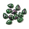 Natural Ruby in Zoisite Cabochons, Teardrop, 10.5x8x4mm