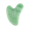 Natural Green Aventurine Gua Sha Boards, Heart, 83x53mm