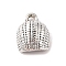 Tibetan Style Alloy Charms, Cadmium Free & Lead Free, Antique Silver, 14x11x6mm, Hole: 1.6mm