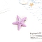 Resin Alligator Hair Clips, Hair Accessories for Women Girls, Starfish, Plum, 60mm