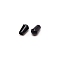 PVC Hook Hanger Tube Cap, Black, 13x8mm, Inner Diameter: 4mm