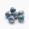 Feng Shui Opaque Spray Painted Glass Beads LAMP-P050-A-10mm-2