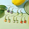 5Pairs 5 Colors Acrylic Dangle Earrings EJEW-JE05749-2