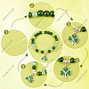 SUNNYCLUE DIY Saint Patrick's Day Bracelet Making Kit DIY-SC0020-88-4