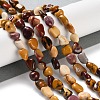 Natural Mookaite Beads Strands G-P497-01C-10-2