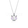 (Holiday Stock-Up Sale)Austrian Crystal Pendant Necklaces NJEW-BB34127-B-1