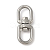 Non-Tarnish 304 Stainless Steel 8 Shape Swivel Clasps STAS-S127-03P-05-1