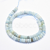 Natural Aquamarine Beads Strands G-K256-58B-2
