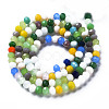 Faceted Glass Beads Strands GLAA-S197-001B-A01-2