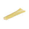 Brass Coreana Chains Tassel Pendants KK-P227-10G-3