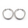 304 Stainless Steel Huggie Hoop Earrings EJEW-L205-02J-P-1