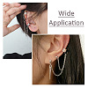 Kissitty 36Pcs 6 Style 304 Stainless Steel Cuff Earring Findings STAS-KS0001-18-11