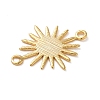 Brass Connector Charms KK-O100-07G-2