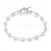 304 Stainless Steel Link Chain Bracelets BJEW-P237-30P-1