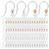SUNNYCLUE 80Pcs 4 Colors Eco-Friendly Plastic Earring Hooks STAS-SC0004-44-1
