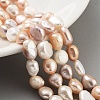 Natural Cultured Freshwater Pearl Beads Strands PEAR-P062-26F-2