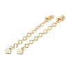 Brass Ends with Chains KK-P283-32G-1