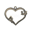 Heart Theme Tibetan Style Alloy Pendants PW-WG8919A-05-1