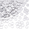 AHADERMAKER 200Pcs Flat Round Acrylic Mirror Sew on Rhinestone FIND-GA0003-69-1