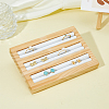 3-Slot Rectangle Bamboo Ring Display Tray Stands RDIS-WH0002-27A-6
