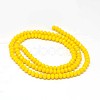 Faceted Rondelle Glass Beads Strands X-GLAA-I033-3mm-14-2