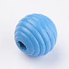 Natural Maple Wood Beehive Beads WOOD-Q030-48E-2