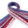 18 Yards 6 Styles Independence Day Polyester & Polycotton Ribbons Sets SRIB-A015-02B-02-2