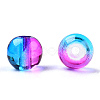 Mixed Style & Mixed Color Round Spray Painted Glass Beads DGLA-X0003-4mm-4