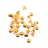 Brass Bead Cap Pendant Bails KK-TAC0006-01G-1