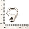 304 Stainless Steel Lobster Claw Clasps STAS-R140-12P-3