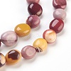 Natural Mookaite Beads Strands G-F575-18F-2