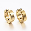 Ion Plating(IP) 304 Stainless Steel Clip-on Earrings X-EJEW-H351-18G-1