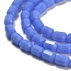 Opaque Glass Beads Strands GLAA-G112-04-4