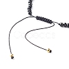 Adjustable Nylon Thread Braided Bead Bracelet BJEW-JB06441-01-5