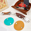 Gorgecraft 6Pcs 6 Style Earphone Leather Cable Winder AJEW-GF0008-45-4