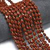 Natural Red Jasper Beads Strands G-K389-B67-01-2