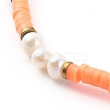 Polymer Clay Heishi Beaded Stretch Bracelets BJEW-JB06145-05-2