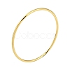 Ion Plating(IP) 304 Stainless Steel Round Ring Bangles for Women Men BJEW-F461-01H-G-1