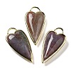 Natural Indian Agate Pendants G-K347-01G-06-1