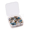 50Pcs 2 Style Alloy Enamel Pendants X1-ENAM-LS0001-10LG-8