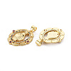 Brass Micro Pave Cubic Zirconia Pendants KK-Q252-043-NF-2