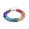 Glass Beads Bracelets BJEW-JB04406-1